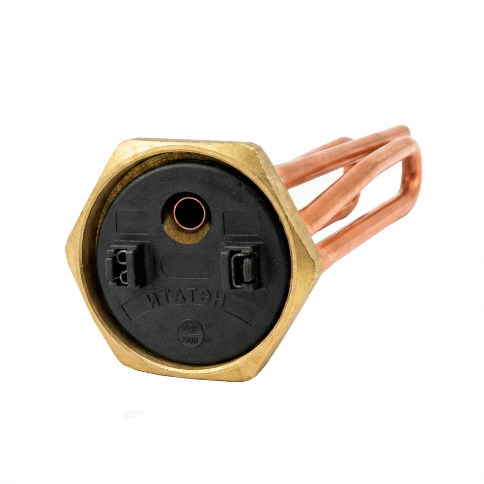 Комплект ТЭН 2кВт (2000Вт) RCT, резьбовой 42мм для Ariston, De Luxe, Real, Thermex, под анод М6 + прокладка, 20251K1