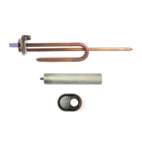 Комплект ТЭН 2кВт (2000Вт) RCA для водонагревателя Ariston + прокладка + анод, R10026K Комплект ТЭН 2кВт (2000Вт) RCA для водонагревателя Ariston + прокладка + анод, R10026K