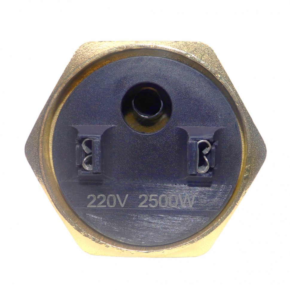 ТЭН для чугунной батареи отопления (радиатора) 2,5 кВт, нерж, D42, G1 1/4", L438мм, 220V, ИТАТЭН, 24070