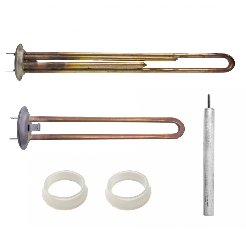 Ремкомплект ТЭНов 2кВт (700Вт и 1300Вт) RF для водонагревателя Thermex, Garanterm RZB, IF, ID + 2 прокладки + анод, 10567