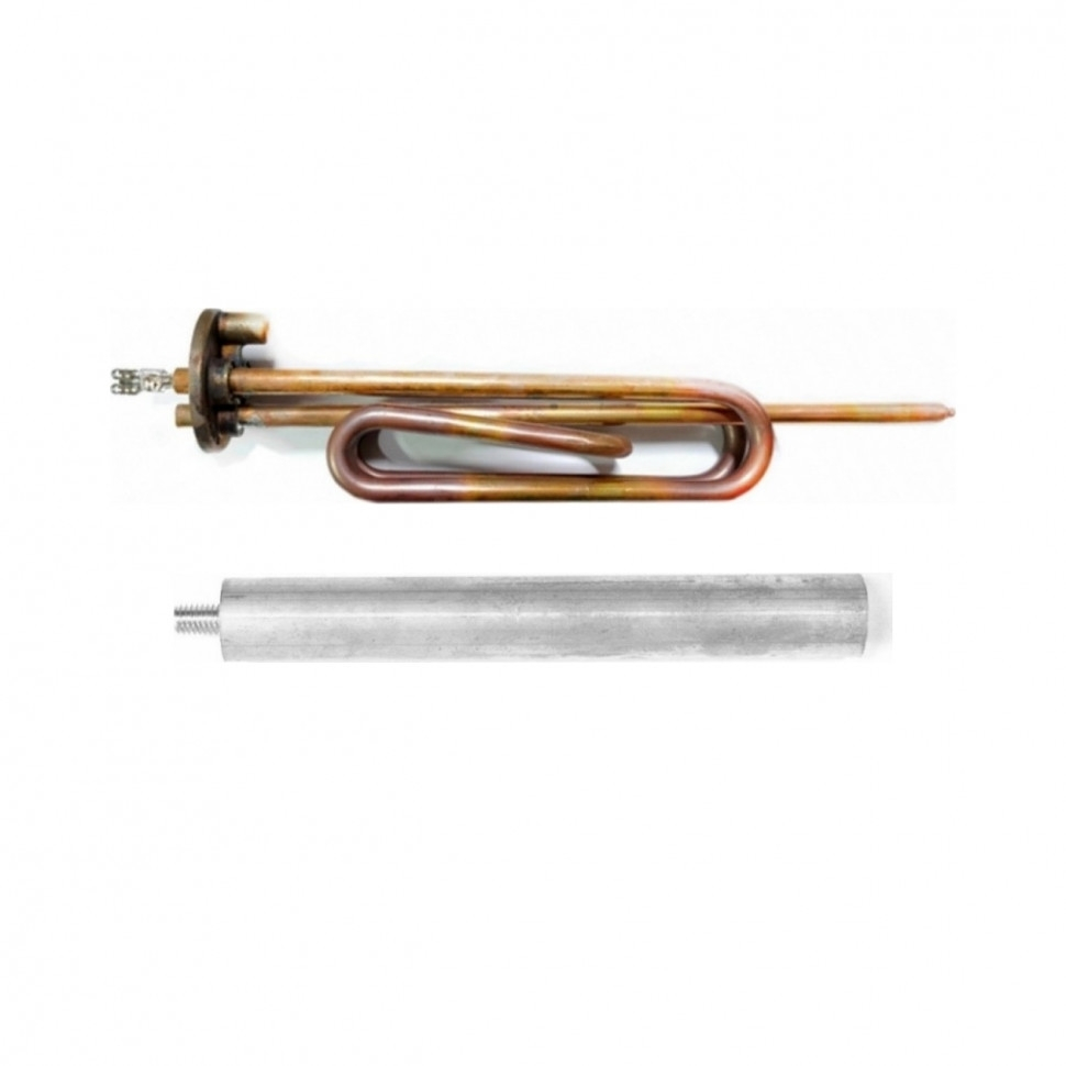 Комплект ТЭН 2,5кВт (2500Вт) RCA для водонагревателя Ariston + анод, 3401364K1
