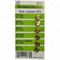 Набор жиклеров для газовых плит Ariston резьба M6, W0432