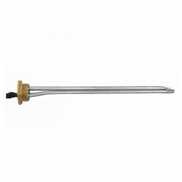 ТЭН для алюминиевого радиатора (батареи отопления) 500 Вт, правая резьба, нерж, D33, G1", L270мм, 220V, Р05П