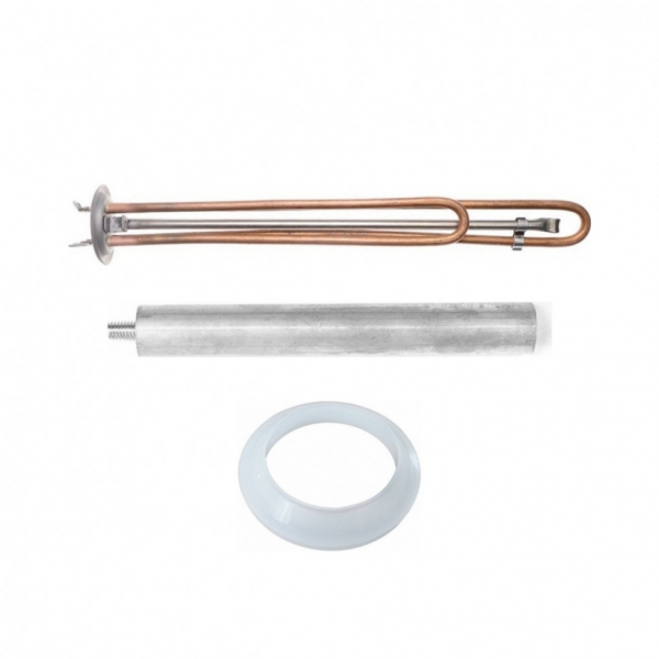 Комплект ТЭН 2,5кВт (2500Вт) RF для водонагревателя Ariston SHT, SHUTTLE, Regent + прокладка + анод, 20721K