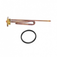 Комплект ТЭН 1,5кВт (1500Вт) RCT, резьбовой 42мм для Real BM 390, Ariston, De Luxe, Thermex, под анод М6 + прокладка, R182315K1