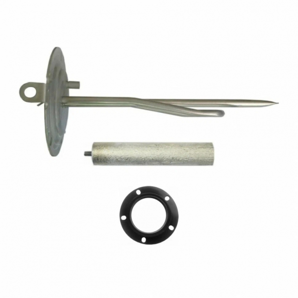 Комплект ТЭН 1кВт (1000Вт) для водонагревателя Ariston VLS, Velis + прокладка + анод, 151226K2