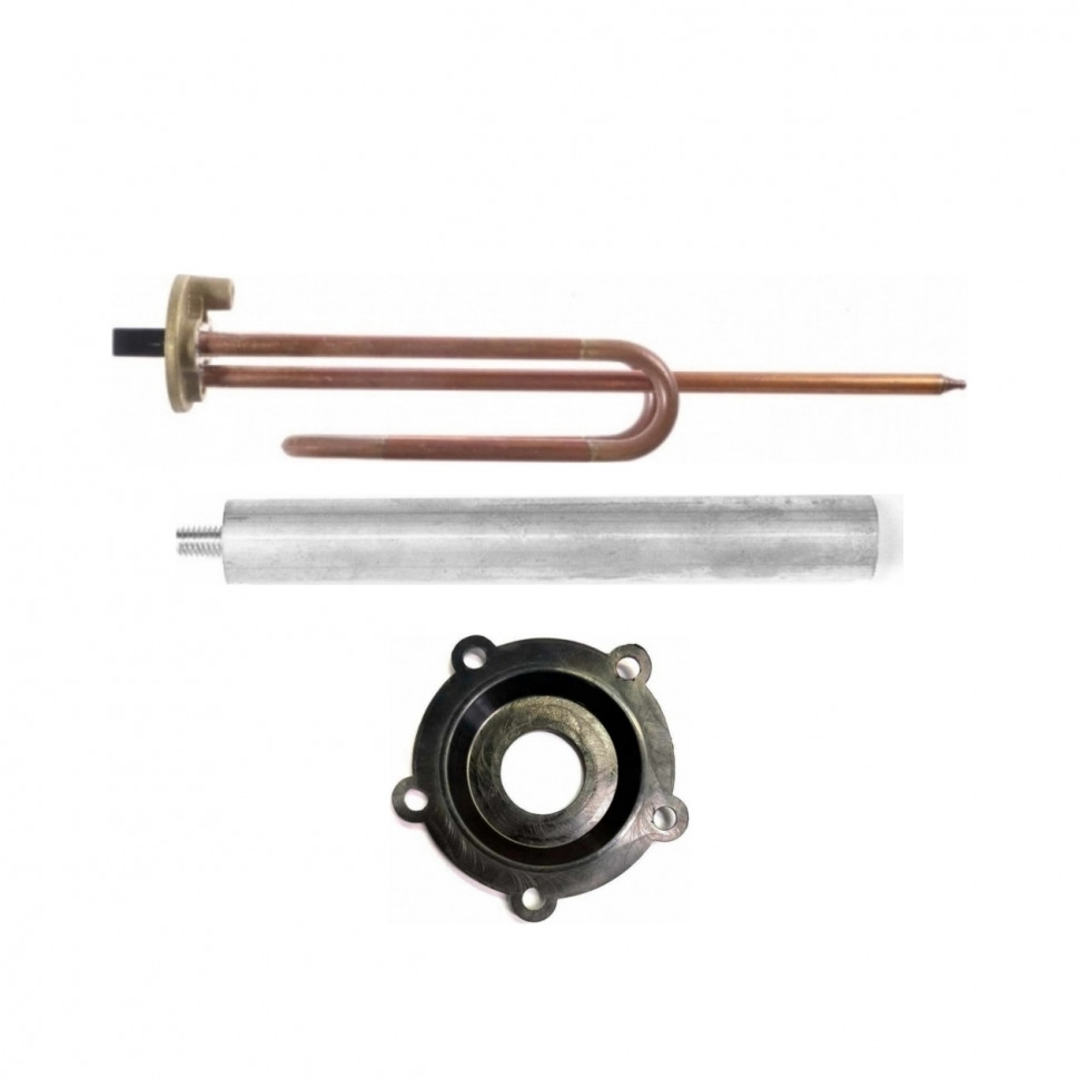 Комплект ТЭН 2кВт (2000Вт) RCF для водонагревателя Thermex + прокладка + анод, 30271K