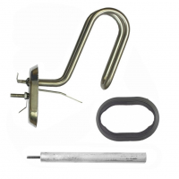 Комплект ТЭН 1,2кВт (1200Вт) для водонагревателя Ariston 10, 15, 30 литров + прокладка + анод, 3765K