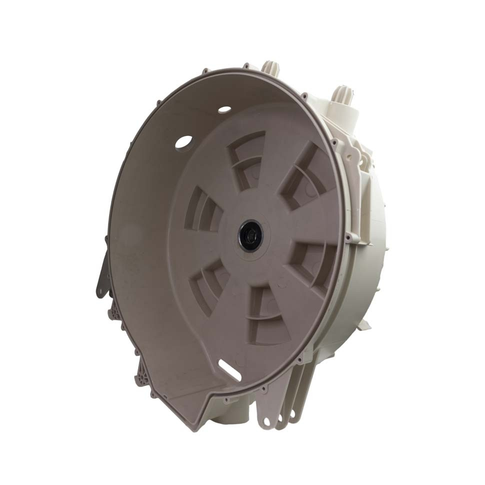 Задний полубак для стиральной машины Атлант Multi Function 3,5кг, 4,5кг, 5кг в сборе, подшипники 6205, 6206, сальник 35x62x8.5/10.5, MKAY301261006, 730112604000